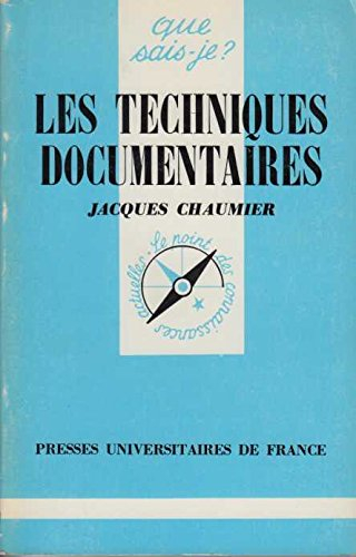 les techniques documentaires