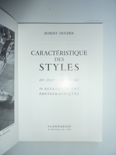 caracteristique des styles
