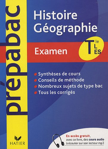 Histoire géographie Tle L, ES : examen