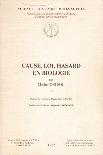 cause, loi et hasard en biologie