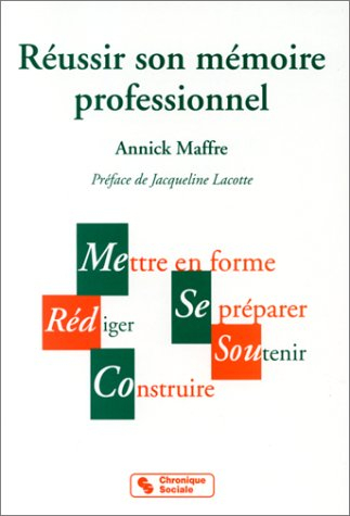 réussir son mémoire professionnel