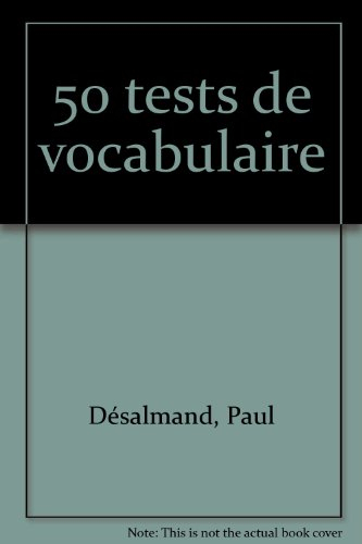 50 tests de vocabulaire