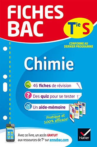 Chimie enseignement spécifique terminale S