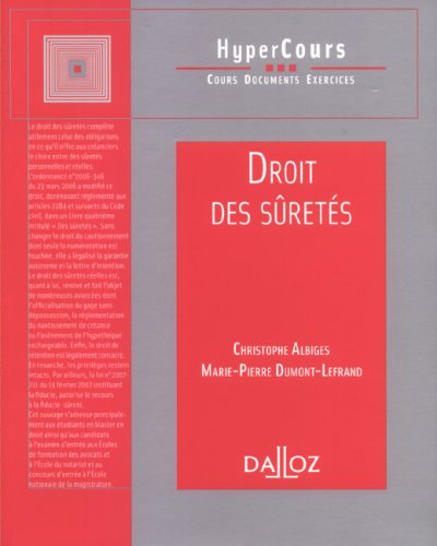 Droit des sûretés