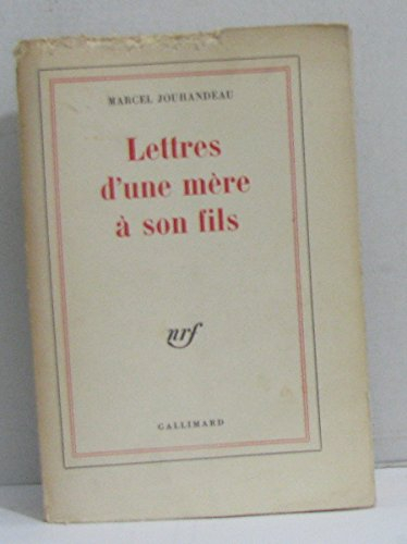 lettres d'une mère à son fils