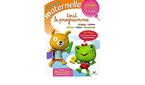 Tout le programme : moyenne section 4-5 ans