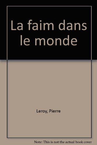 La Faim dans le monde