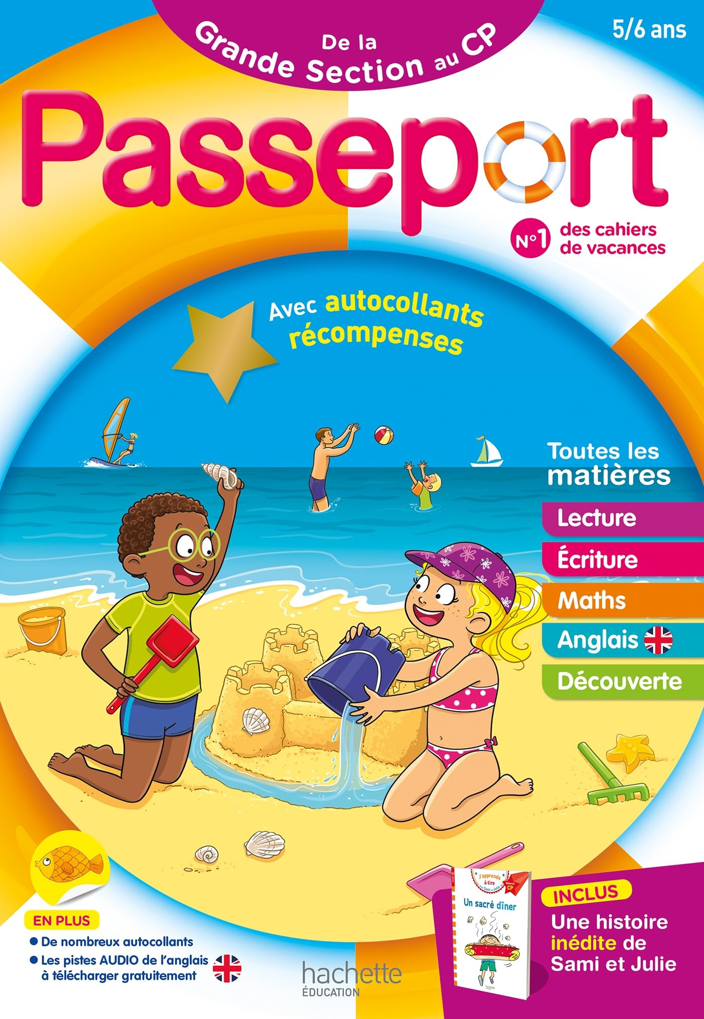 Passeport maternelle de la grande section au CP, 5-6 ans : toutes les matières