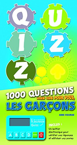 1.000 questions rien que pour vous, les garçons