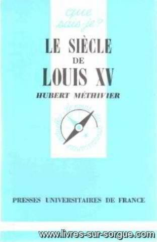 le siècle de louis xv