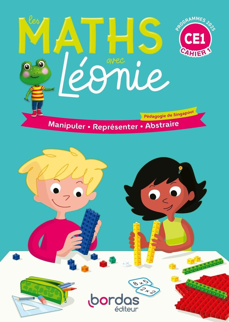 Les maths avec Léonie CE1, cycle 2 : cahiers 1 et 2 : programme 2025