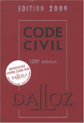Code civil 2009