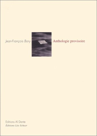 Anthologie provisoire