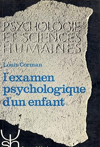 l'examen psychologique d'un enfant