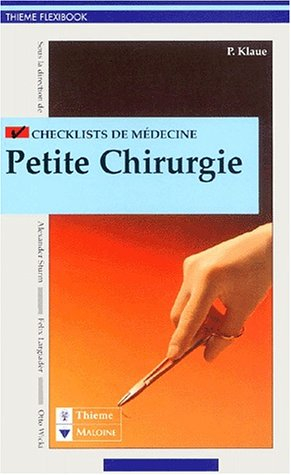 Checklists en petite chirurgie