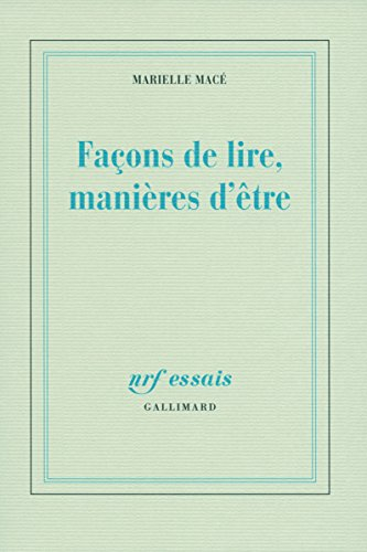 Façons de lire, manières d'être