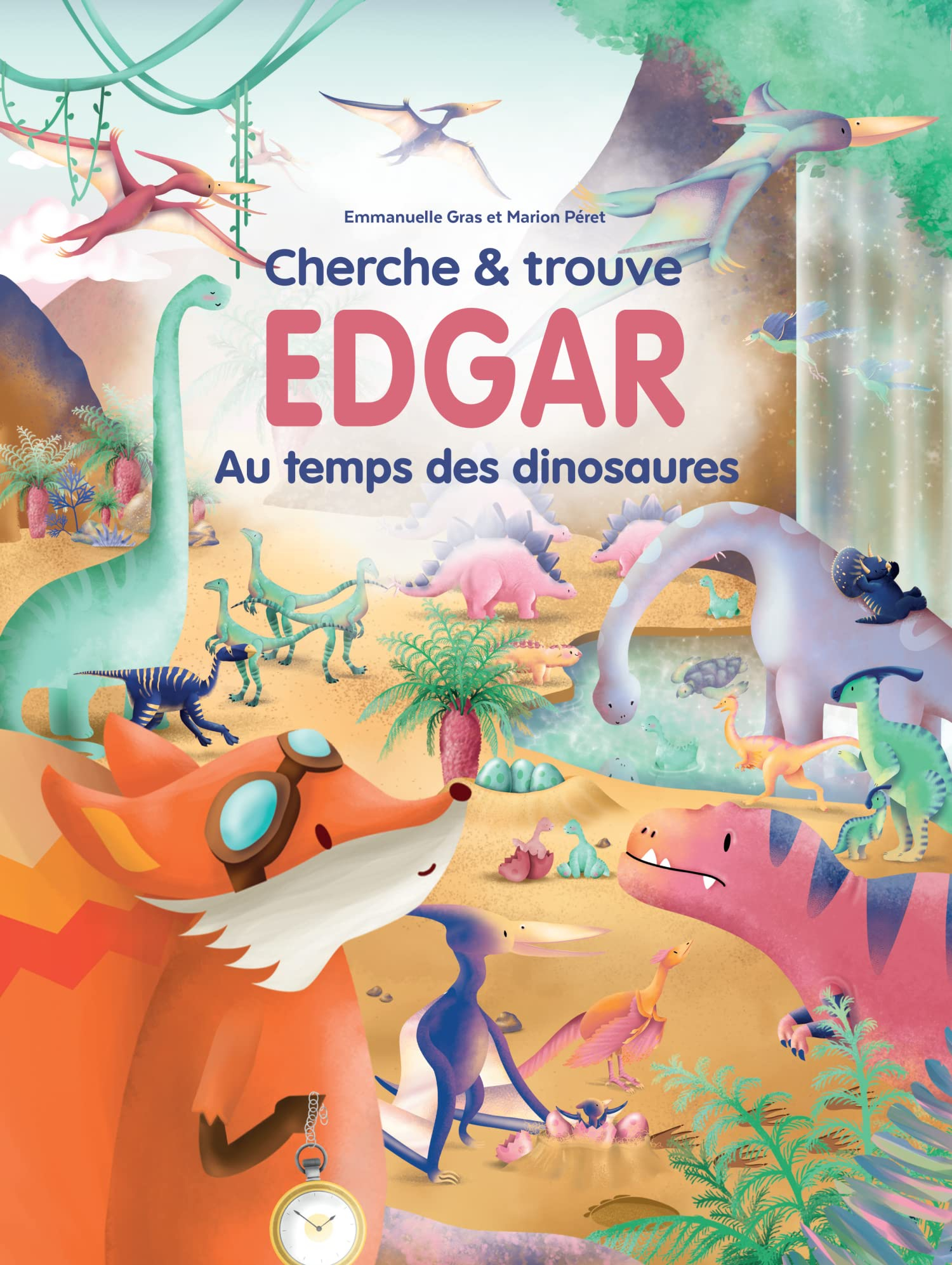 Cherche & trouve Edgar au temps des dinosaures
