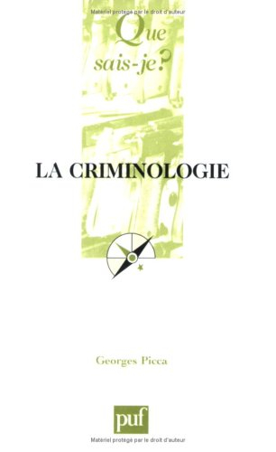 La criminologie