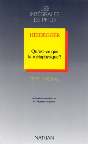 qu'est-ce que la métaphysique ?