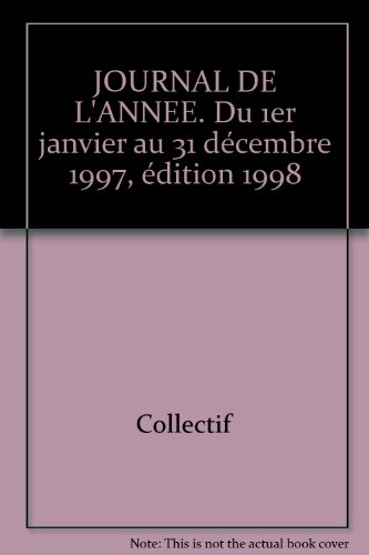 Journal de l'année 1998