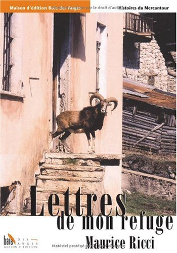 Lettres de mon refuge : histoires du Mercantour