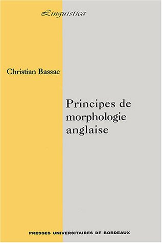Principes de morphologie anglaise