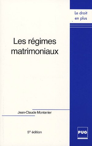Les régimes matrimoniaux