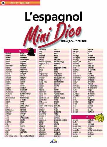 L'espagnol : mini dico français-espagnol