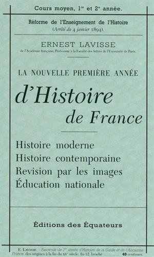Petit manuel Lavisse : la nouvelle première année d'histoire de France