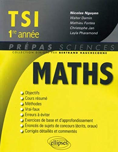 Mathématiques TSI, 1re année