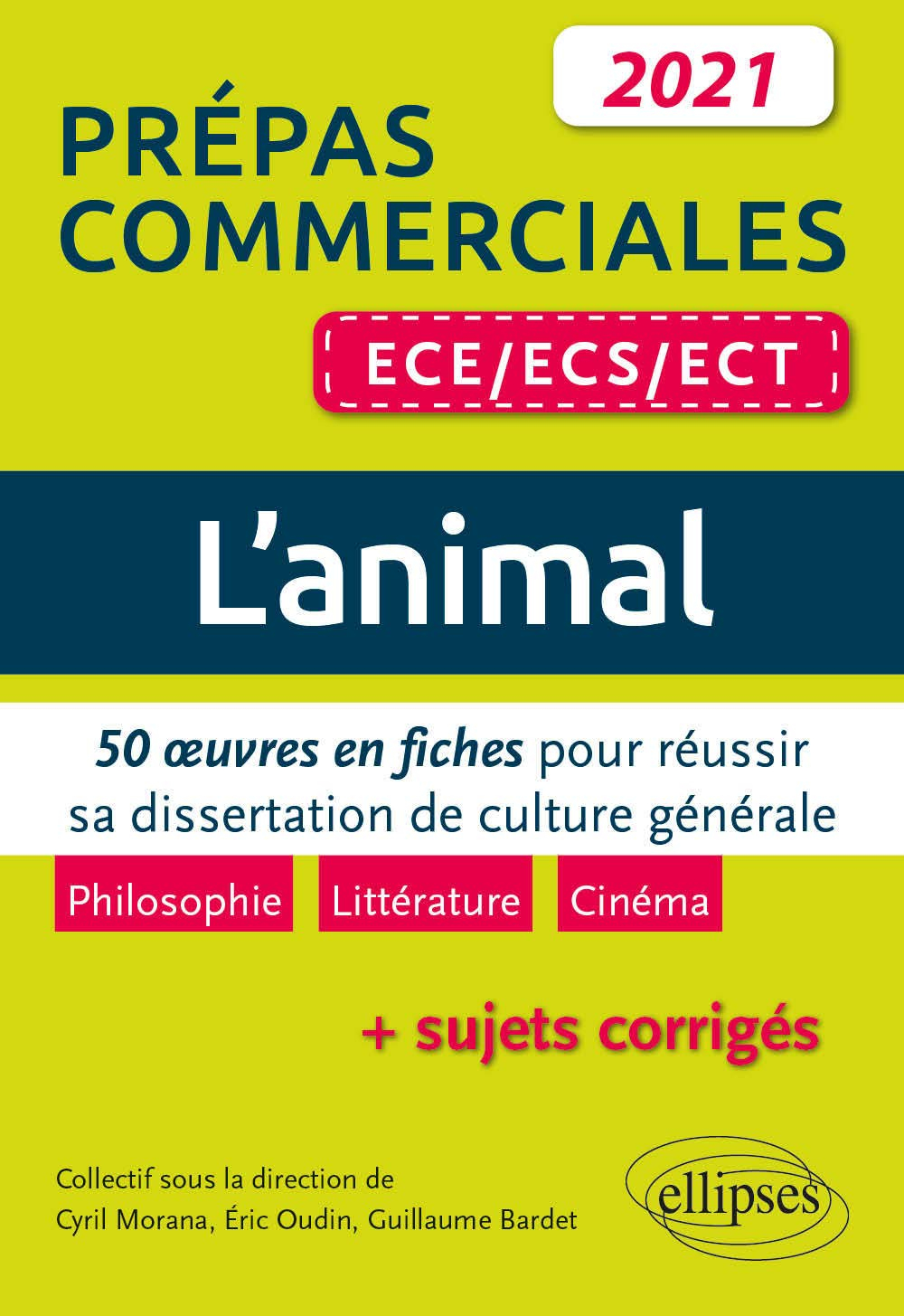 L'animal : 50 oeuvres en fiches pour réussir sa dissertation de culture générale  + sujets corrigés 