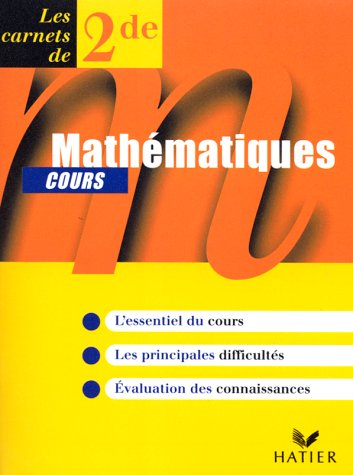 Cours mathématiques 2e