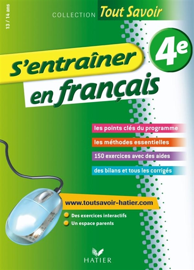 S'entraîner en français : 4e