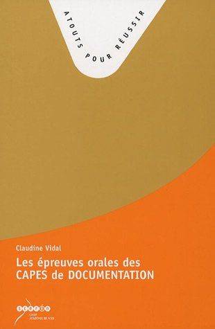 Les épreuves orales des Capes de documentation