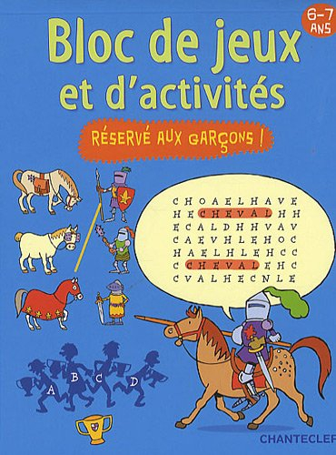 Bloc de jeux et d'activités, 6-7 ans : réservé aux garçons !