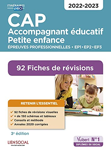 CAP accompagnant éducatif petite enfance : épreuves professionnelles EP1, EP2, EP3 2022-2023 : 92 fi