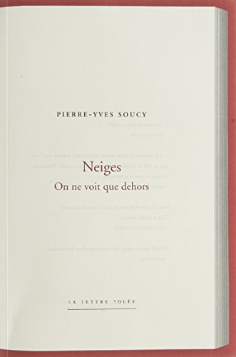 Neiges : on ne voit que dehors