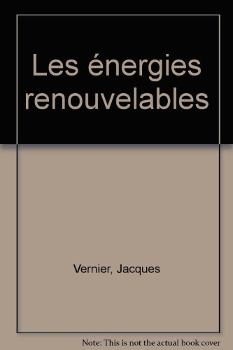 les Énergies renouvelables