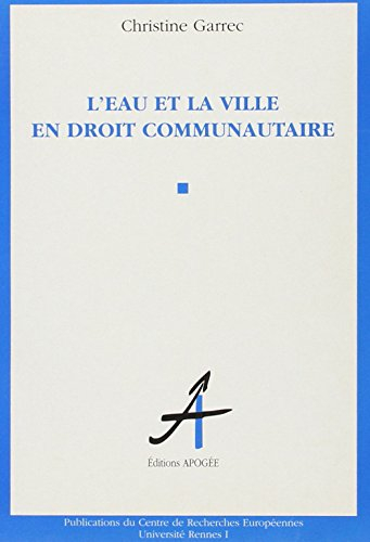 L'eau et la ville en droit communautaire