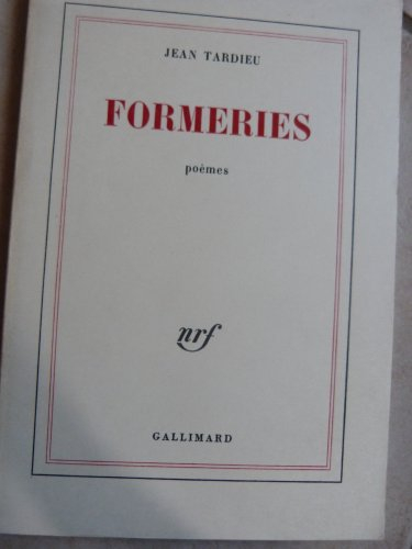 Formeries : poèmes pour la main droite, frontispice et tryptique du mortel été, dialogues typographi