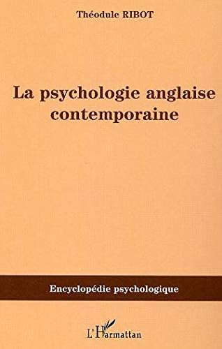 La psychologie anglaise contemporaine