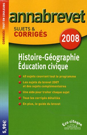 Histoire-géographie, éducation civique