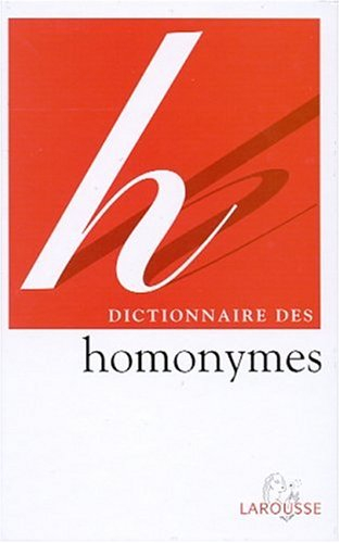 Dictionnaire des homonymes
