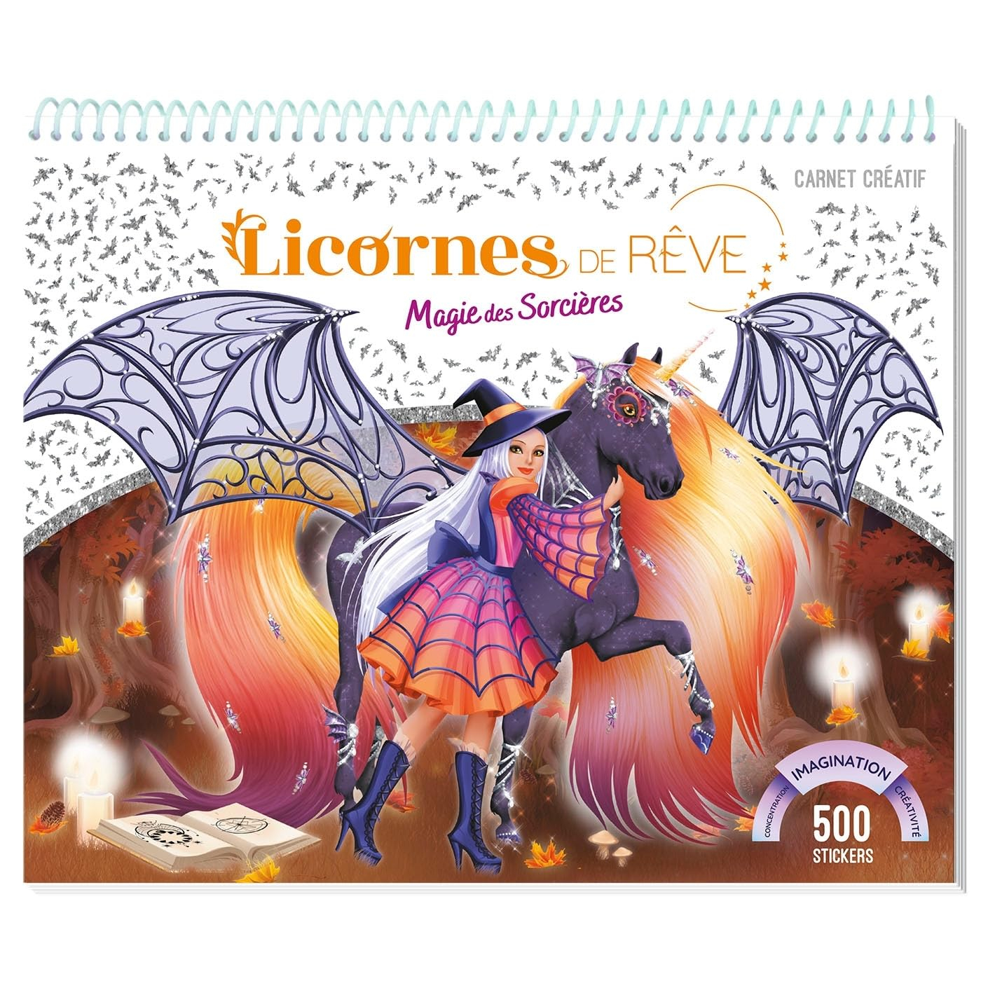 Licornes de rêve : Carnet créatif : Magie des sorcières