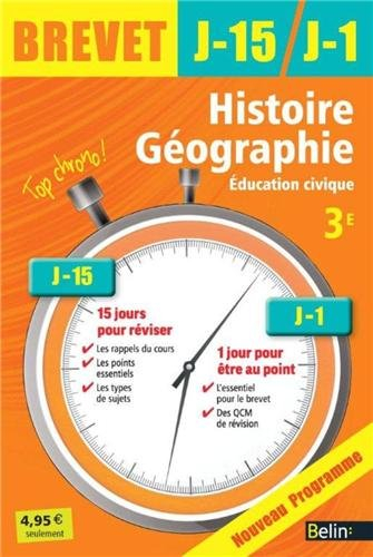 Histoire géographie, éducation civique 3e : nouveau programme