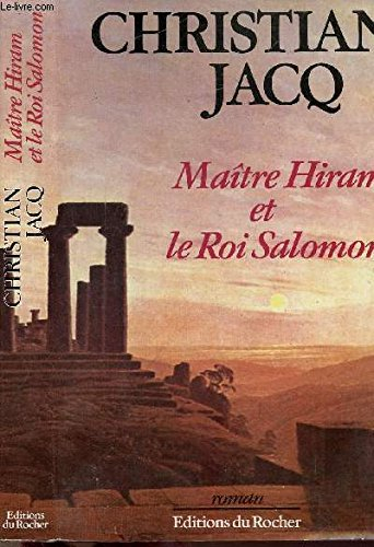 maître hiram et le roi salomon