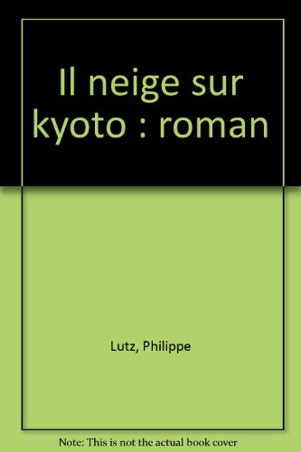 Il neige sur Kyoto