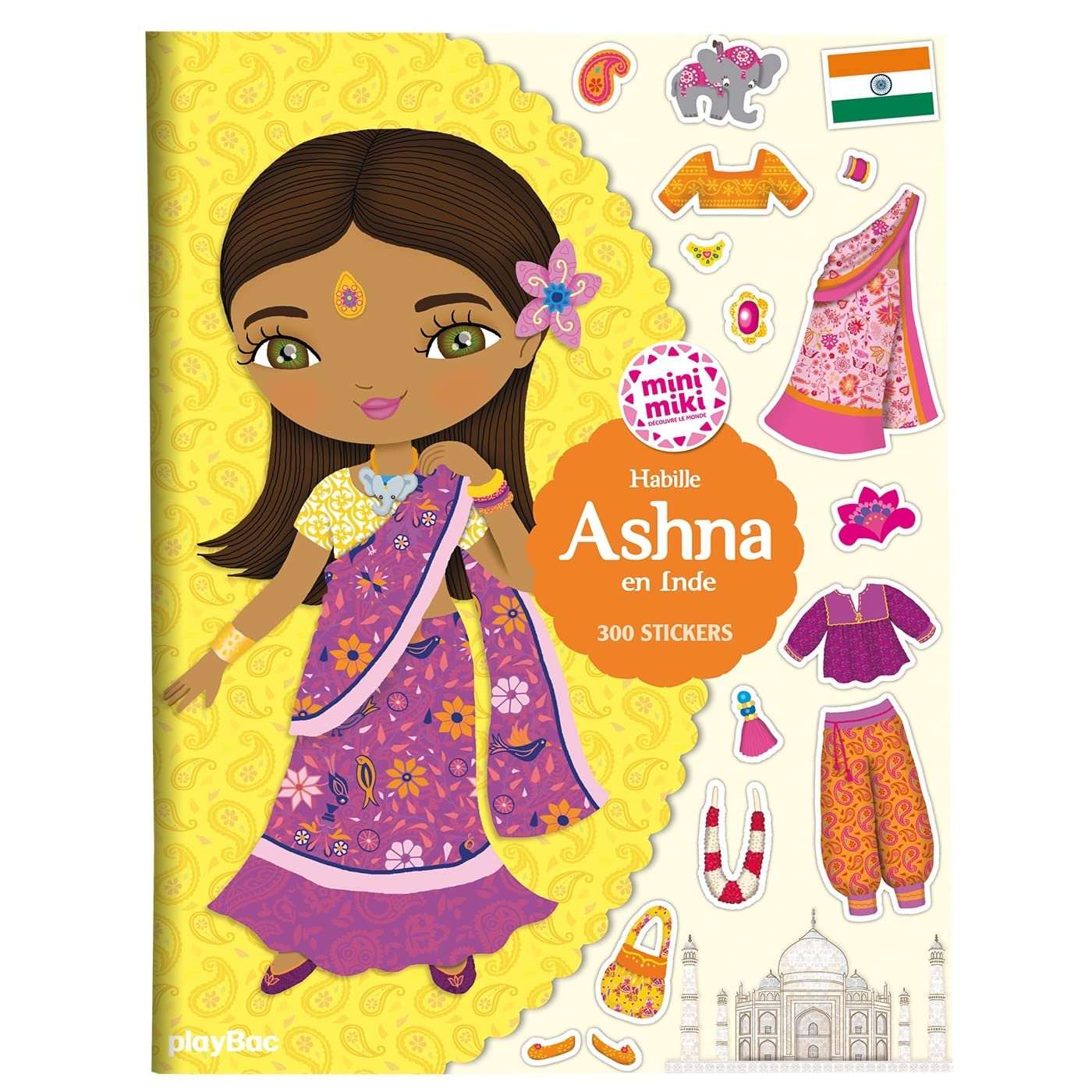 Habille Ashna en Inde : 300 stickers