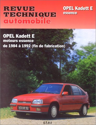 Revue Technique Automobile, numéro 461.6 Opel Kadett E