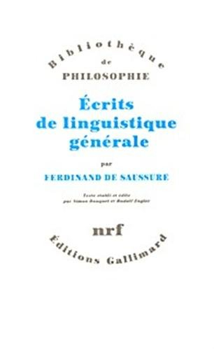 Ecrits de linguistique générale